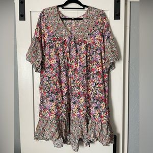Umgee Floral Dress XL